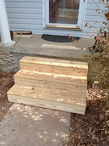 Outdoor Stairs Carpentry